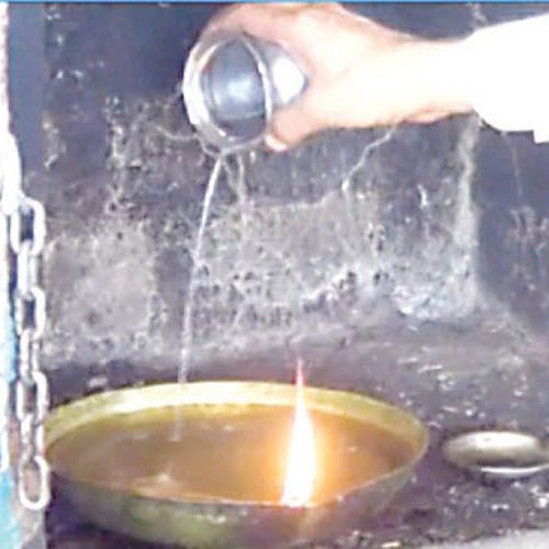 ghatiyaghat Temple Where Lamp Burns With Water