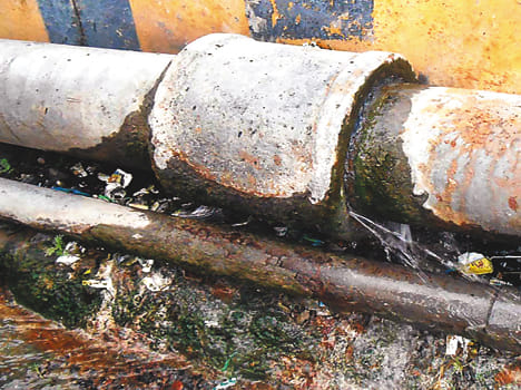 The second day was not half the city drinking water