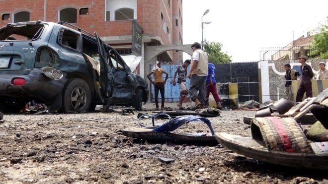 At least 26 killed in South Yemen army base attack: sources