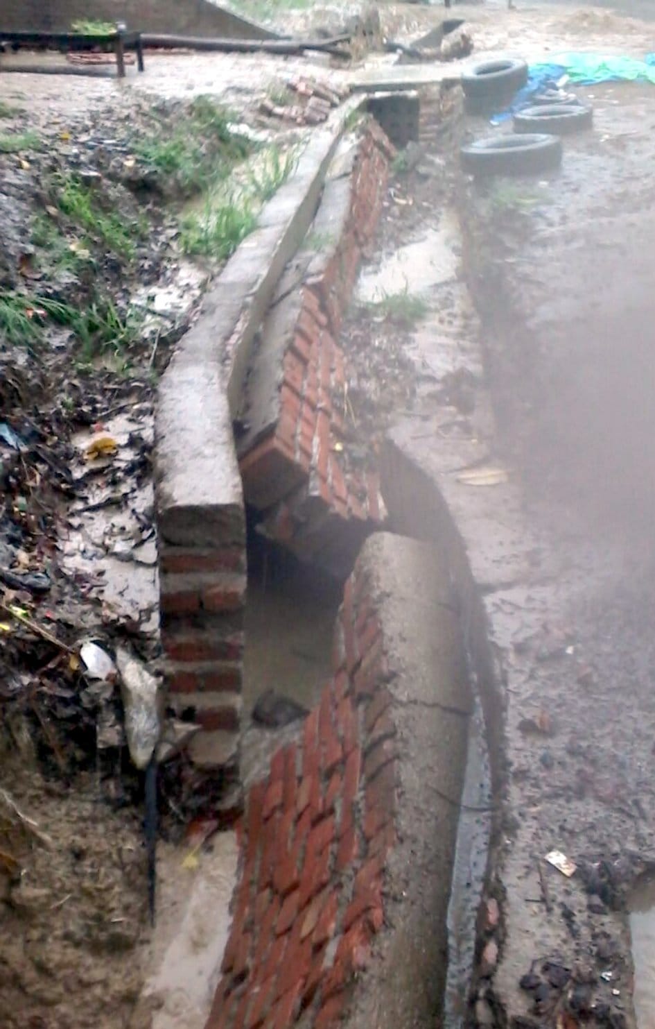 From his fund to become Slight precipitation sewer razed