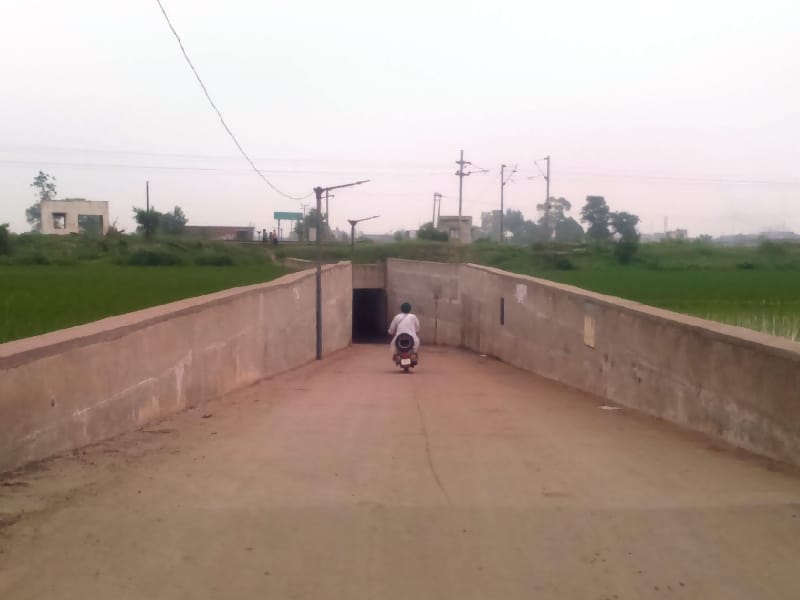 under bridge problem, narsali village, mandi gobindgarh