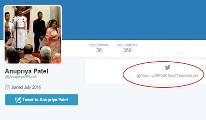 Some question about Anupriya's fake twitter account