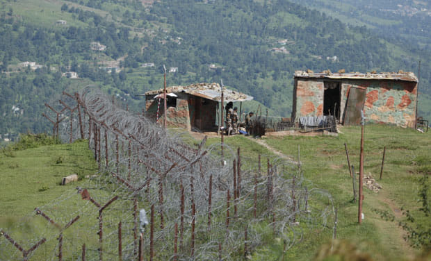 concrete bunkers construction start  on indo pak border