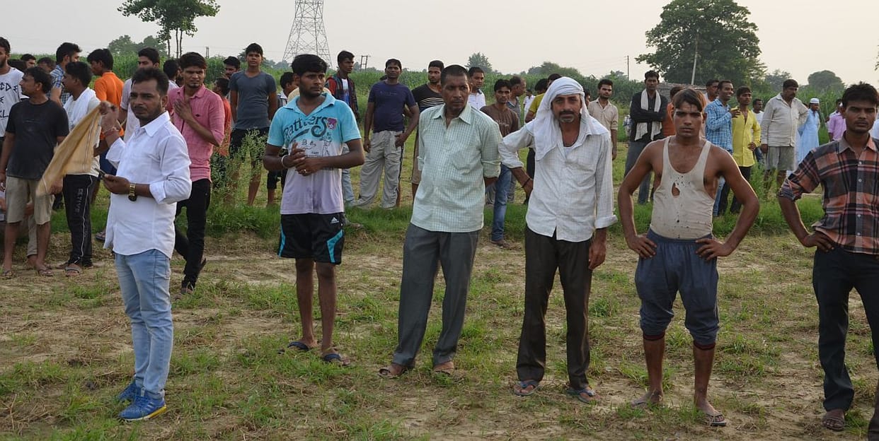 The body was pressed into farmland killing contractor