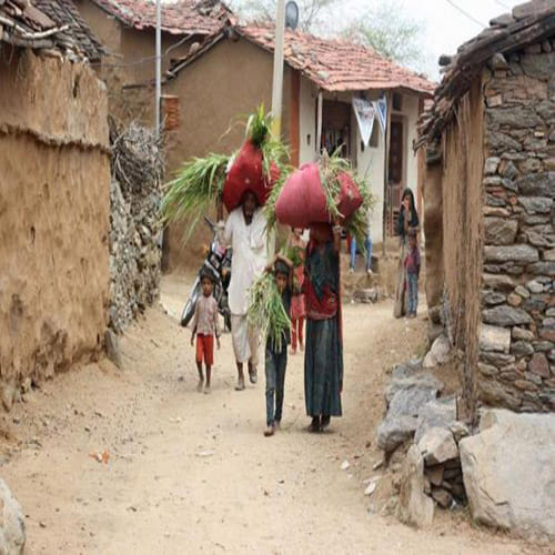 unique Devmali villagers lives in mud house