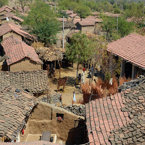 unique Devmali villagers lives in mud house