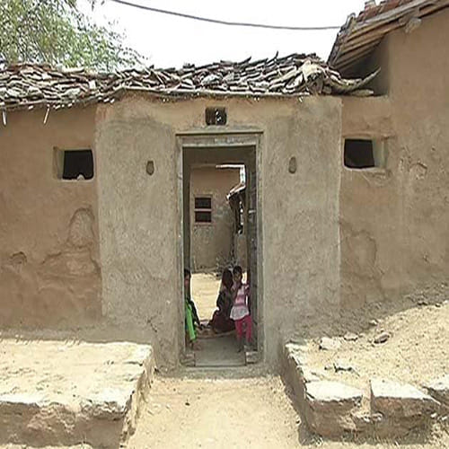 unique Devmali villagers lives in mud house
