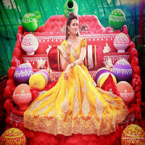 divyanka tripathi's mehendi and haldi ceremony pictures
