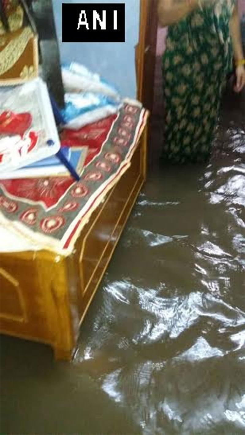 heavy rain in satna of madhya pradesh