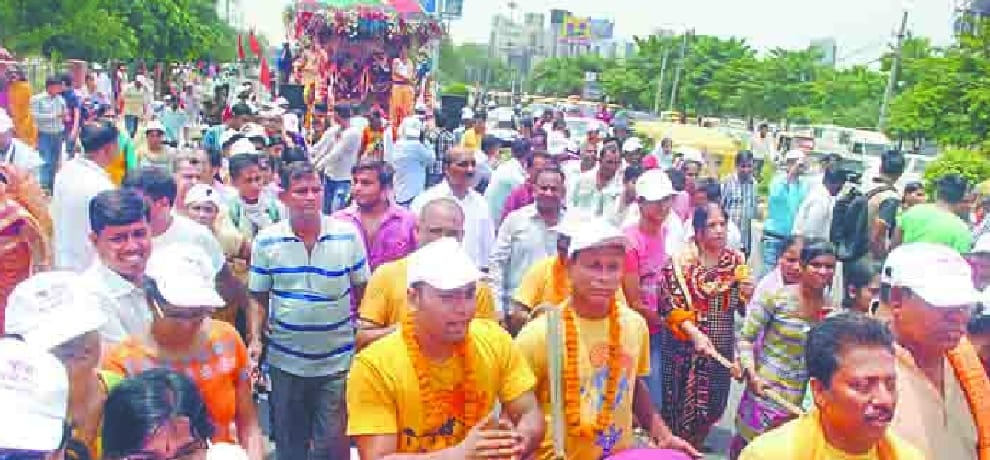 Jagannath yatra with great enthusiasm