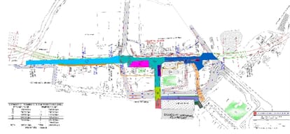 IGD's Airport longest metro station, will be 312 meters length