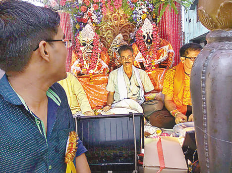 Fledged tour with musical instruments came Jagannath