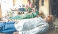 diaria in nahoni, 20 people ill, ambala
