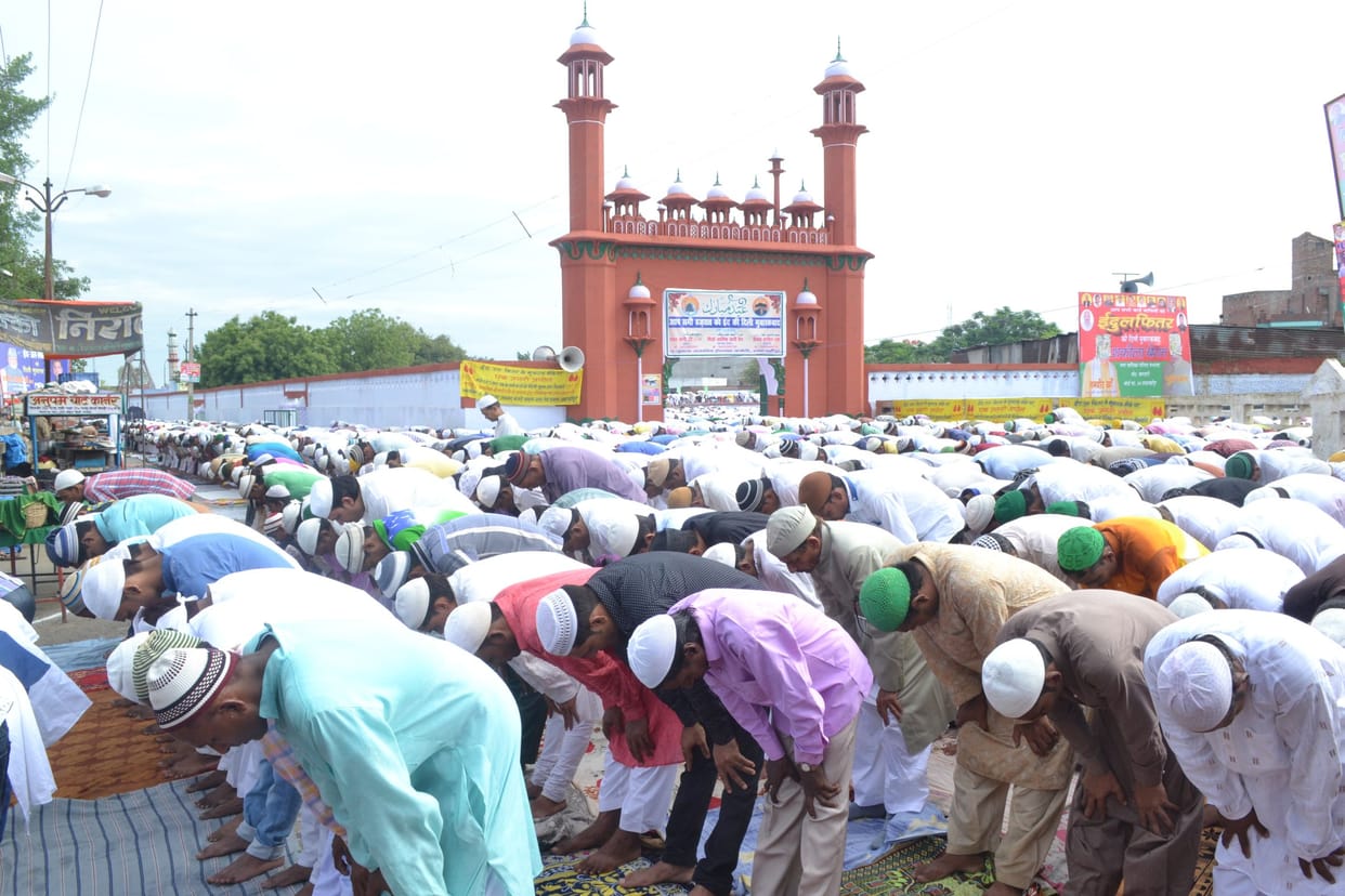 Purkhulus environment Eid -ul-Fitr prayers paid