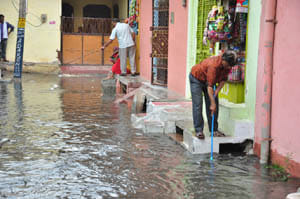 problem in rain