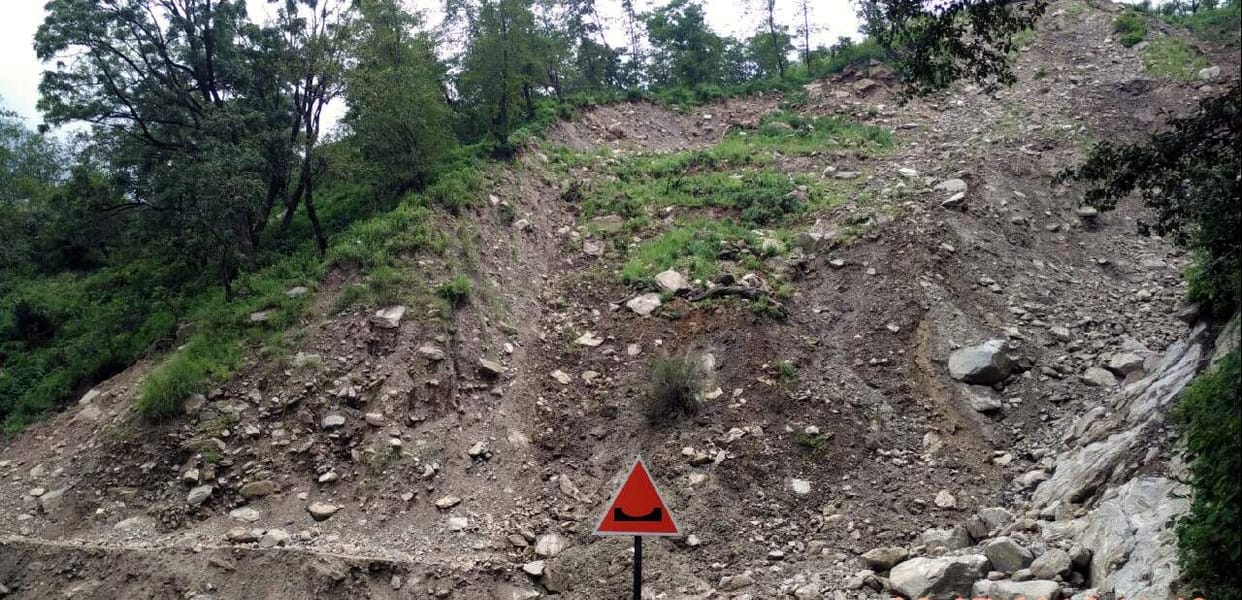Twelve villages falling over