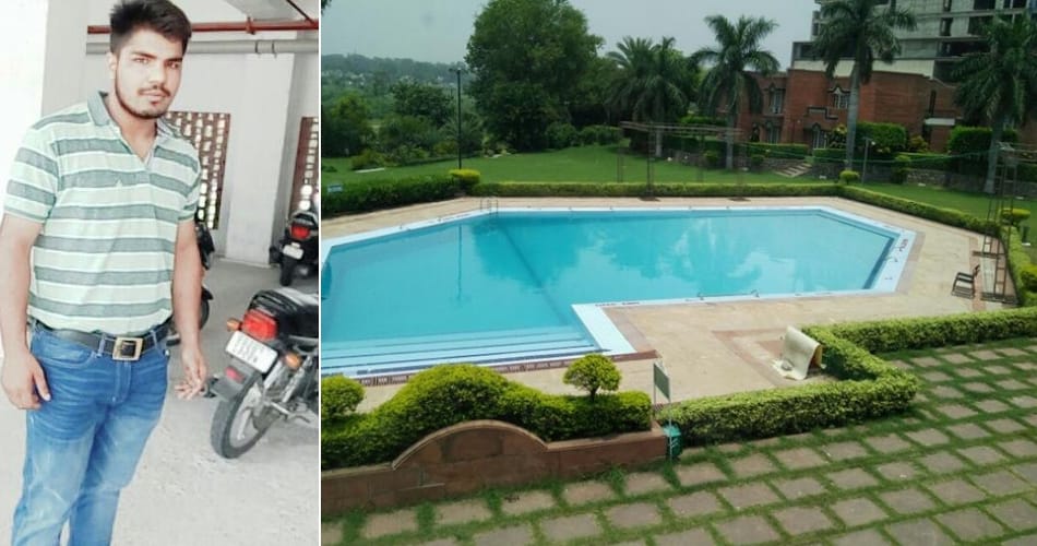 boy drowned in swimming pool, engineer drowned in swimming pool, panchkula