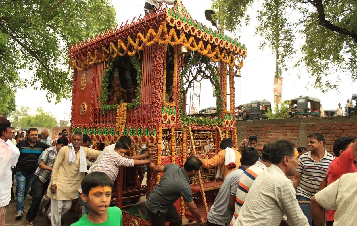 Lord Jagannath on Walk out 