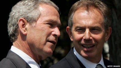 war crime case against tony blair and bush 