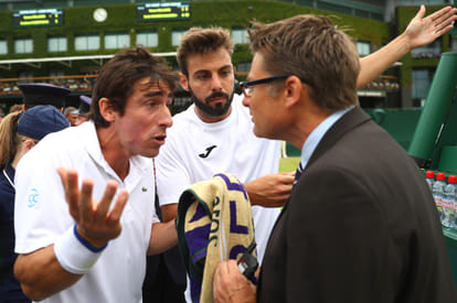  Pablo Cuevas fined almost £7k after sit-down protest at Wimbledon
