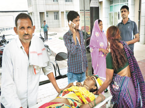 108 ambulance patient was not referred to Kanpur