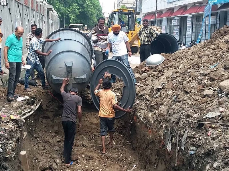 smart bin project, good news, trial in ward no 17, pathankot