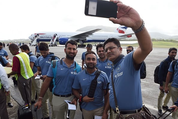 Anil Kumble's West Indies Tour Starts With a Hiccup