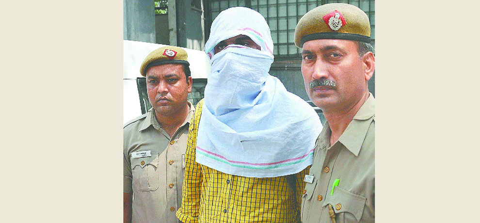 The prize crooks nabbed absconding from custody, was arrested after encounter