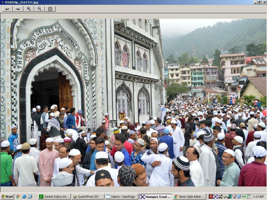 Eid was a celebration in Nainital