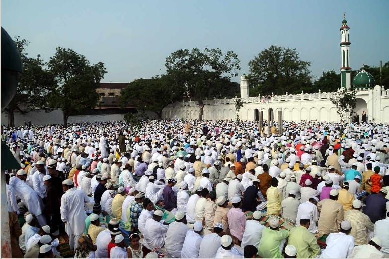 Prayed for peace in the country