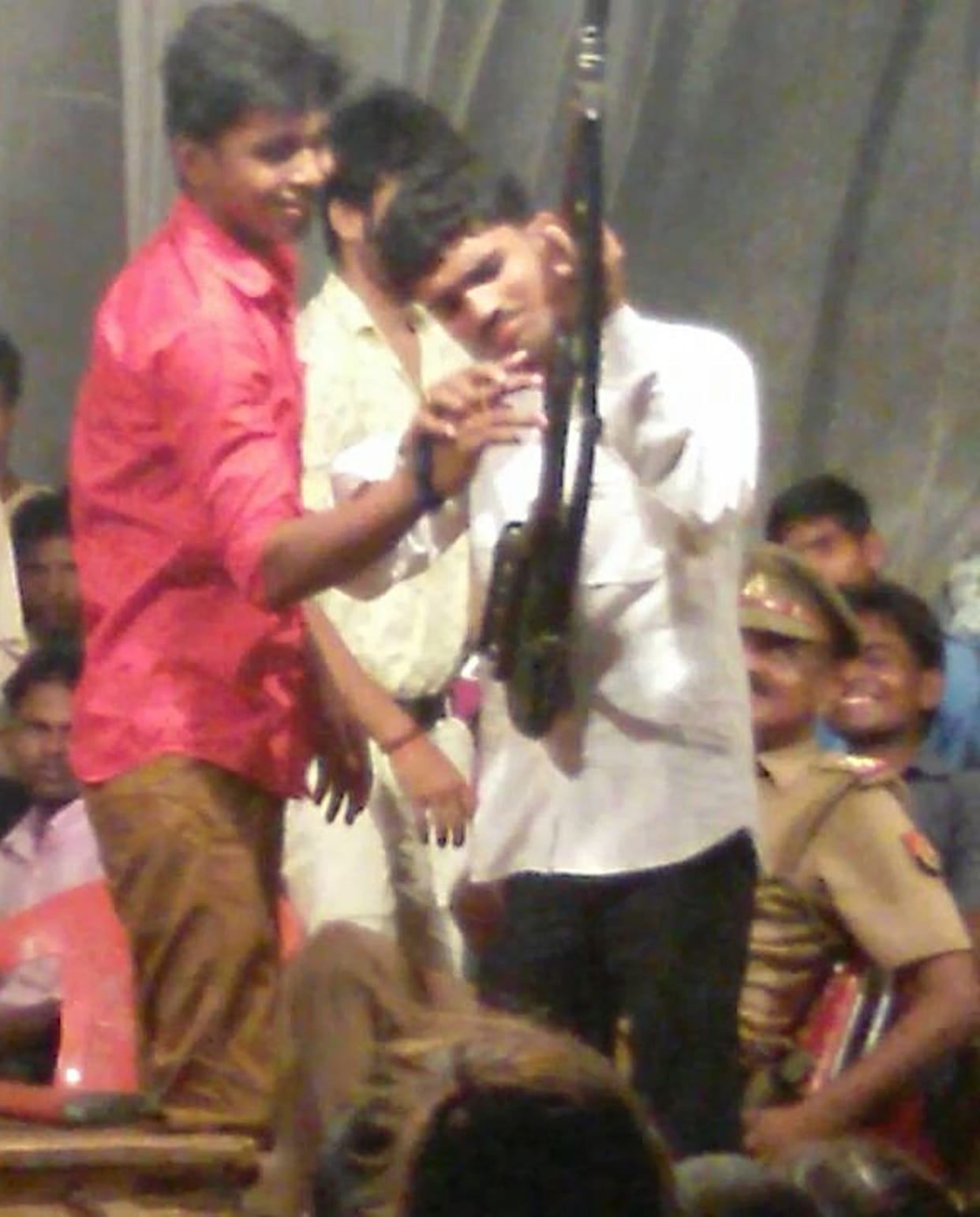 70 rounds firing in Tilak Ceremony presence of sub inspector