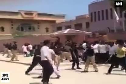 Kashmiri medical students beaten up by police outside Muzaffarabad Medical College