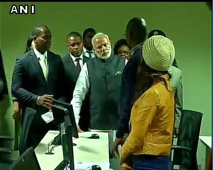 PM Modi reaches south africa after Mozambique.