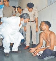 health minister, raid, civil hospital, kaithal