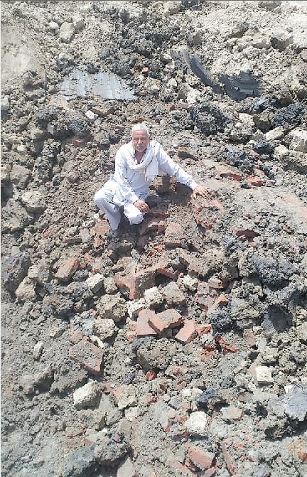 rigvedic time period remnant found during excavation of the pond in jind