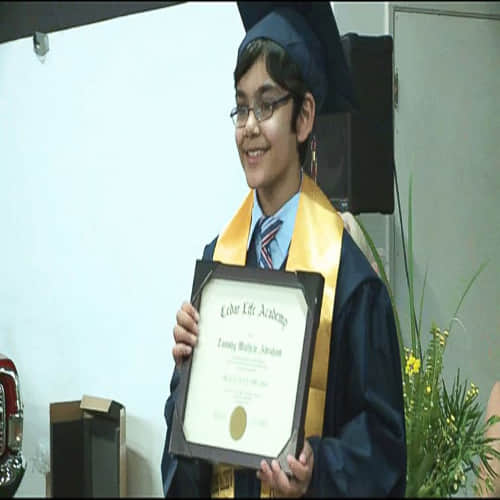 Tanishq Abraham youngest graduate