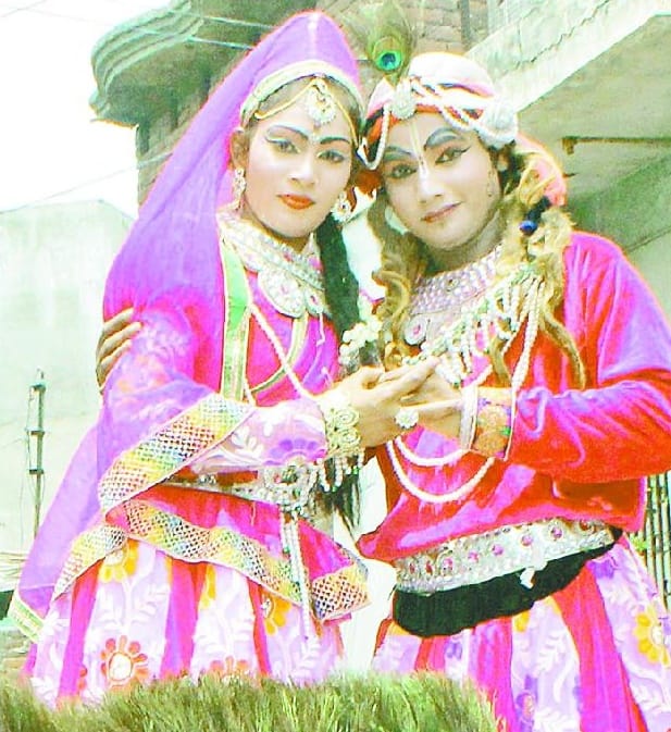 Plenty danced in the procession of Lord Rama