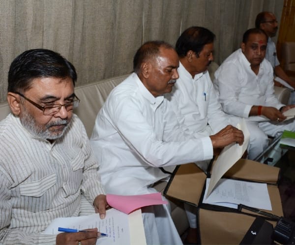 New members of Vidhan parishad take oath.