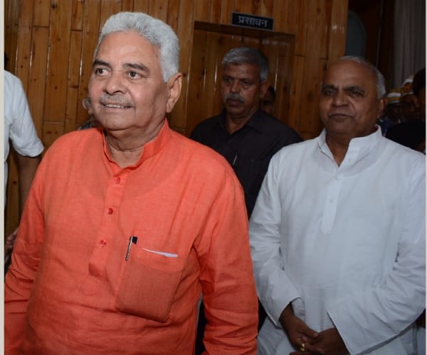 New members of Vidhan parishad take oath.
