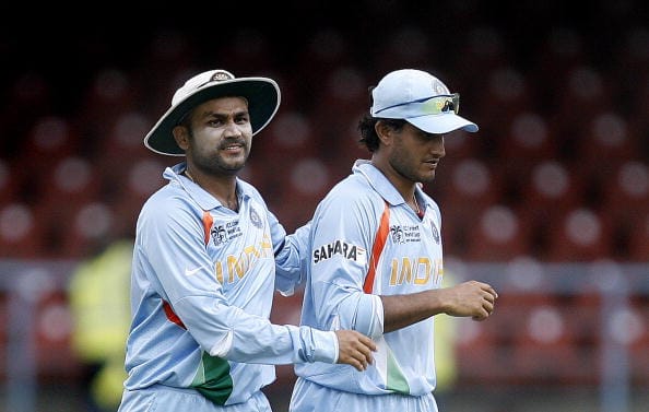 virender sehwag wish sourav ganguly on his birthday