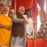 बड़ा खटला में आयोजित महासम्प्रोक्षण प्रतिष्ठा महोत्सव में शामिल हुए राज्यपाल