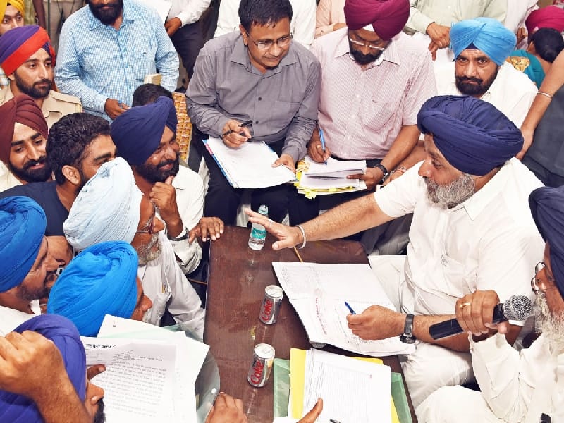 sukhbir badal, sangat darshan, political new, faridkot 