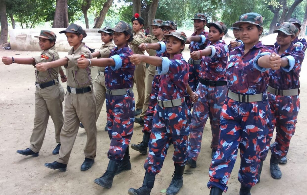 The cadets were taught map reading tricks