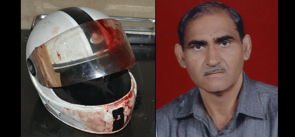 Bike rider death by Chinese string, accident on flyover