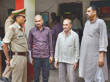three people with bjp leader arrested in dharmendra murder case