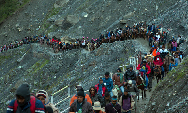 amarnath yatra suspended