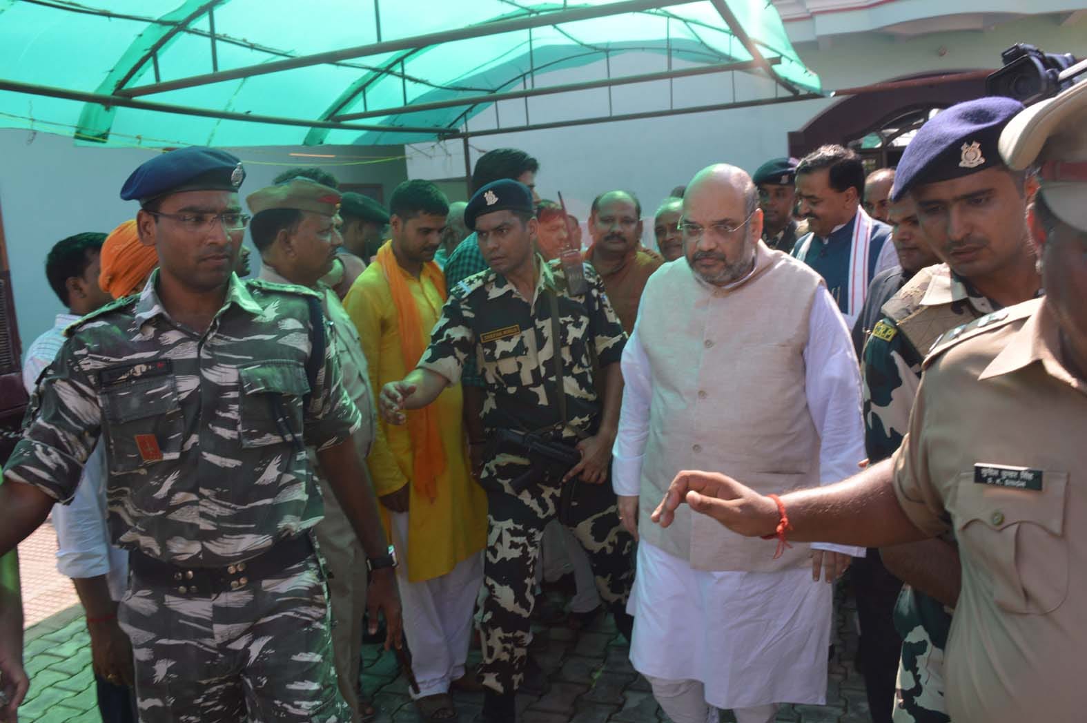 In Mau rally Amit Shah targets SP-BSP.