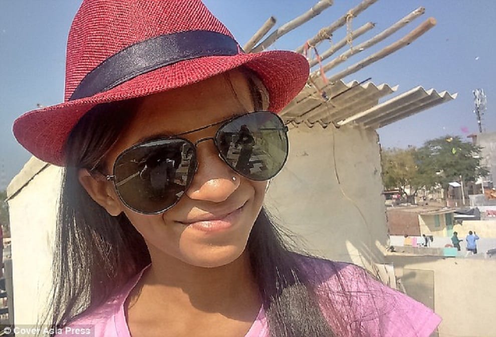 Indian girl who had more than a thousand ants 