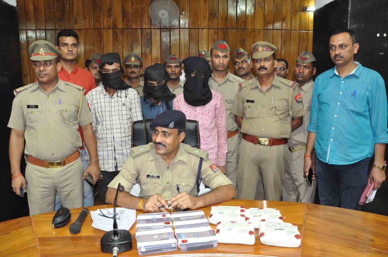 Four criminal arrested, Cash recovered