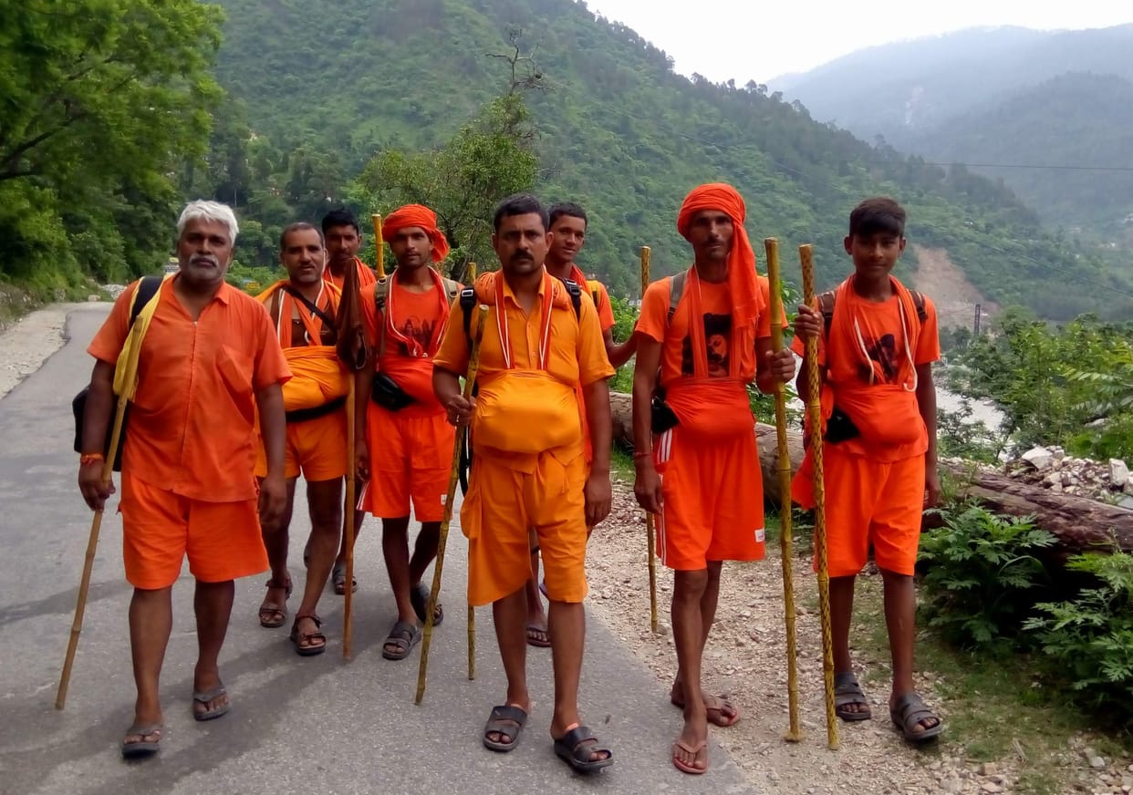 'bhole' cheers filled the Gangotri valley